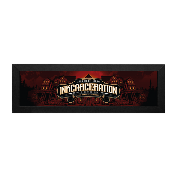 Inkcarceration 2024 Commemorative Wristband Display Frame