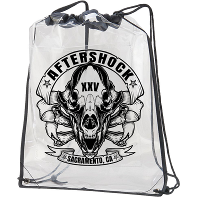 Inner Beast Clear Cinch Bag