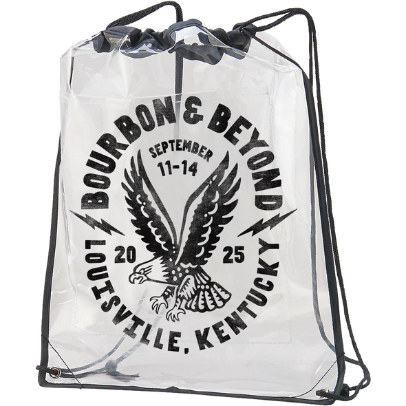 Flying Eagle Clear Cinch Bag