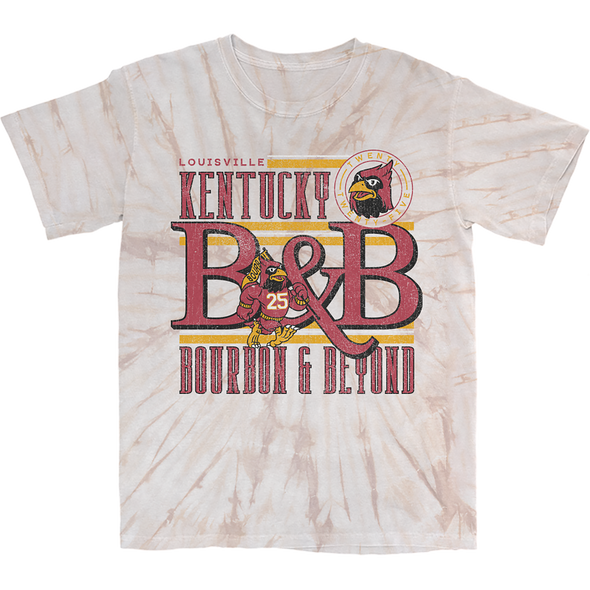 B&B Cardinal Tie Dye Tee