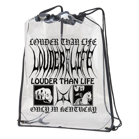 Hit & Run Clear Cinch Bag