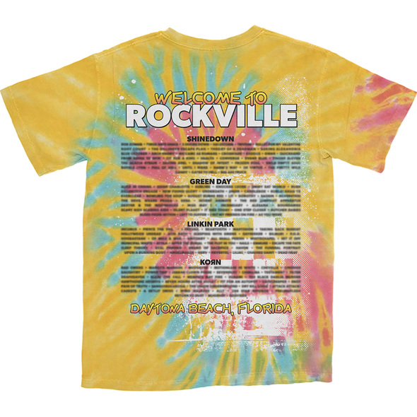 Welcome to Rockville 2025 Tie Dye Tee