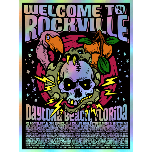 Everglade Screen Printed Foil Poster