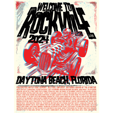 Speed Shop Screen Printed Poster
