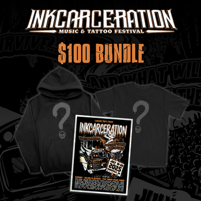 INKCARCERATION $100 Mystery Bundle (HOODIE+TEE+POSTER+ACCESSORY)