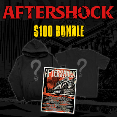 AFTERSHOCK $100 Mystery Bundle (HOODIE+TEE+POSTER+ACCESSORY)
