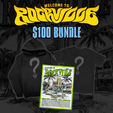 WELCOME TO ROCKVILLE $100 Mystery Bundle (HOODIE+TEE+POSTER+ACCESSORY)