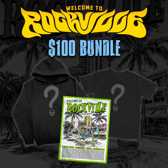 WELCOME TO ROCKVILLE $100 Mystery Bundle (HOODIE+TEE+POSTER+ACCESSORY)