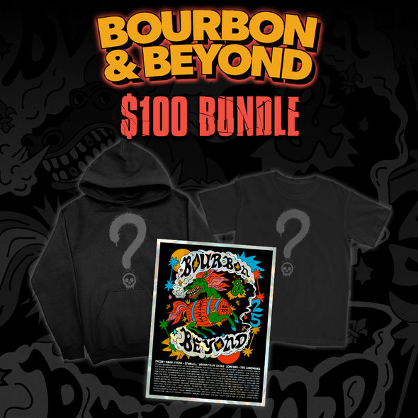 BOURBON & BEYOND $100 Mystery Bundle (HOODIE+TEE+POSTER+ACCESSORY)