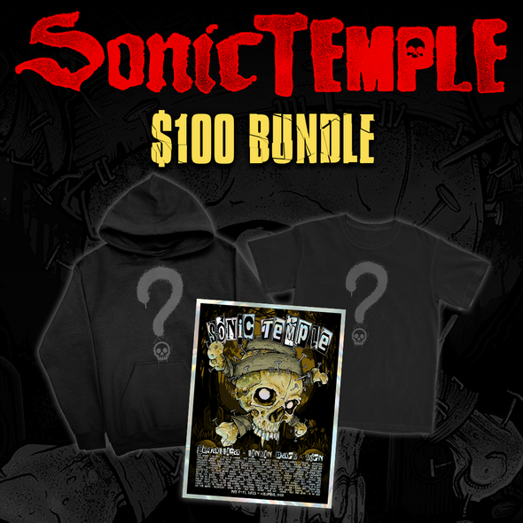 SONIC TEMPLE $100 Mystery Bundle (HOODIE+TEE+POSTER+ACCESSORY)