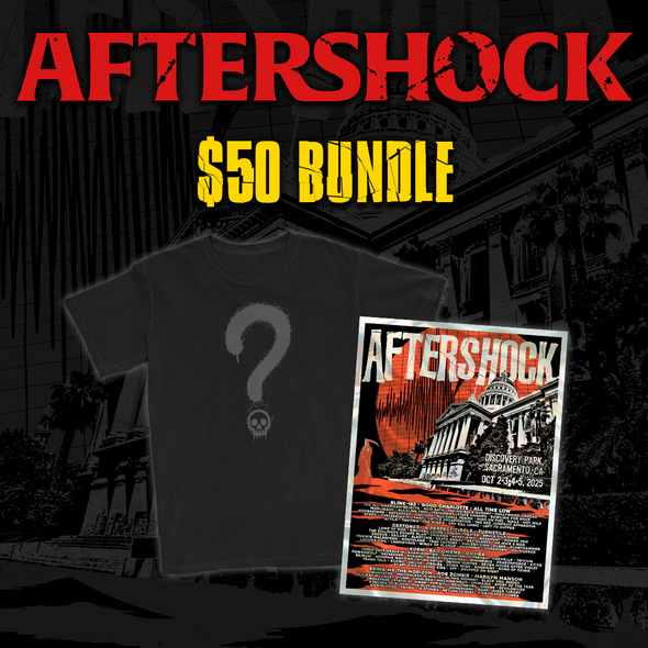 AFTERSHOCK $50 Mystery Bundle (TEE+POSTER+ACCESSORY)