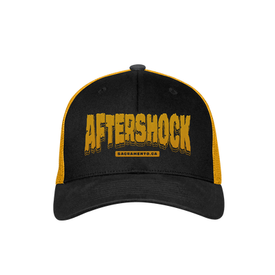 Aftershock Black & Yellow Trucker