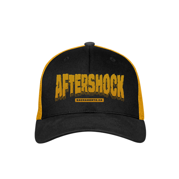 Aftershock Black & Yellow Trucker