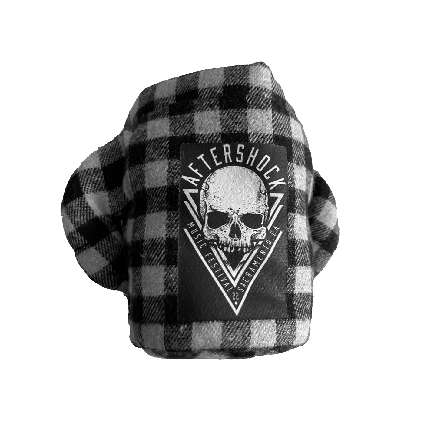 White & Black Buffalo Plaid Koozies - Blanks Outlet